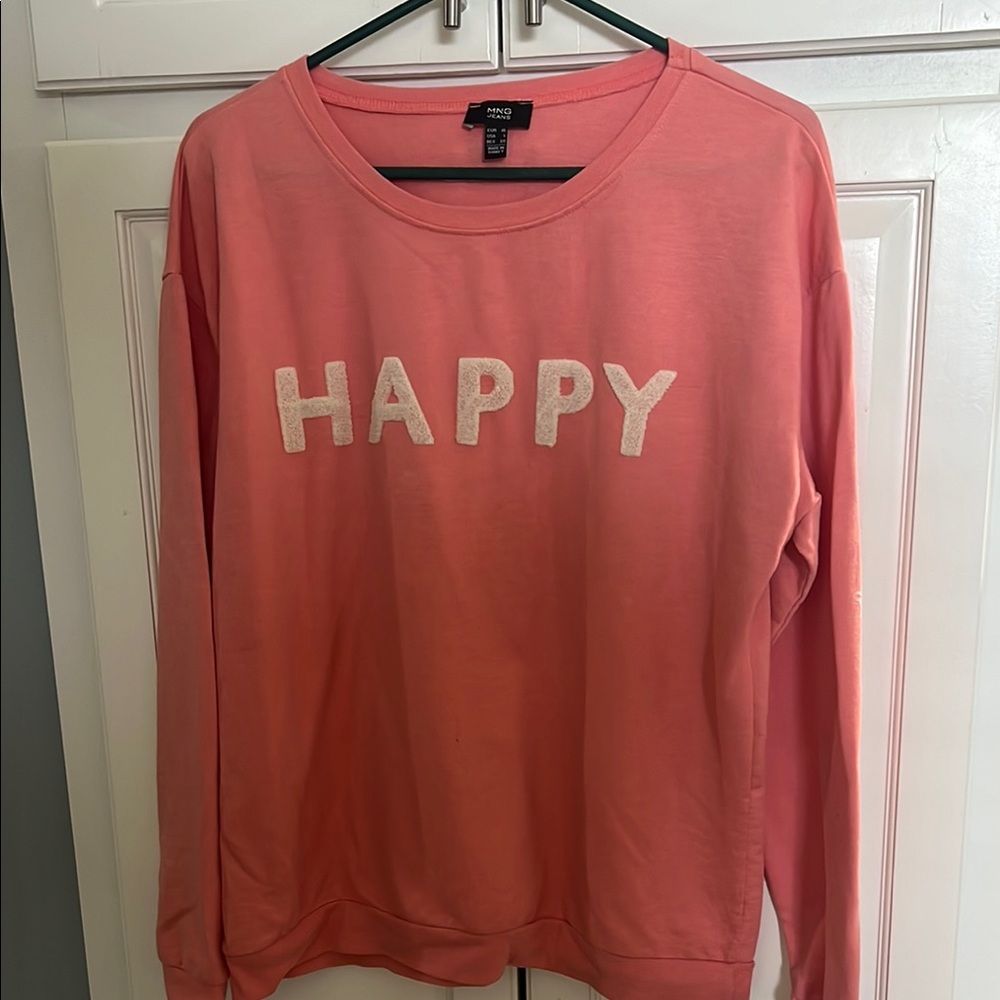 Pink Happy Sweatshirt